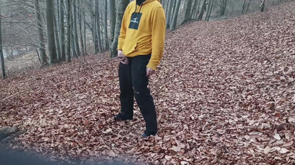 Real Male Amateur Outdoor Masturbation
