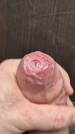 Phimosis Cock Cumming at Work!