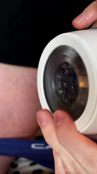 (4k) Massage Gun Edging Turned Cum Load Explosion