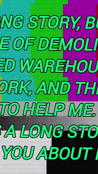 Boy, I'll Tell You the Story Later. He Takes Solace in His Work.