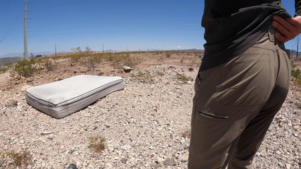 Pissing My Work Pants Near Las Vegas