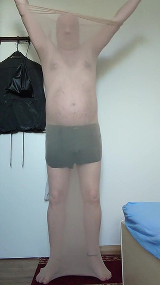 Carmen Nylonjunge Tries Nylon for Full Body