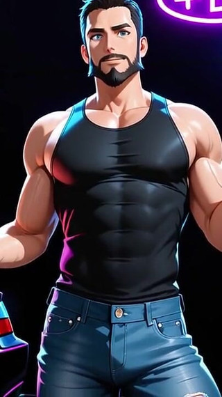 Hot Muscle Men - Ai Porn