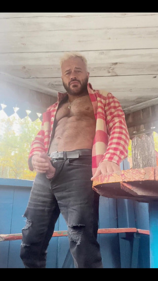 Stepdaddy Bjorn Relaxing in the Wood