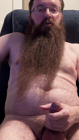 Bear Cub 30 Min Edging/jerk off Session and Massive Cumshot