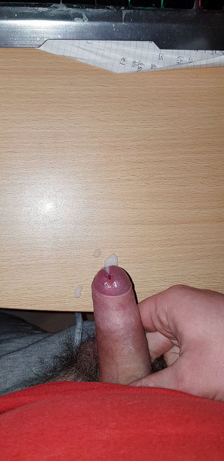 Chubby boy jerk off and cum