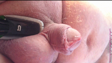 Naked on the Bike Saddle - Outdoor