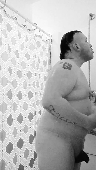 Shower Movie with Old Time Black and White Visuals