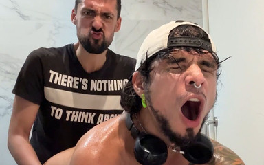 Wrecked in the Mall Bathroom by a Massive Cock!