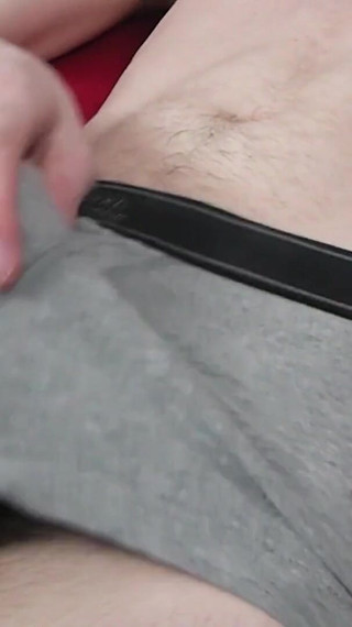 English Twink Jerks His Big Cut Dick