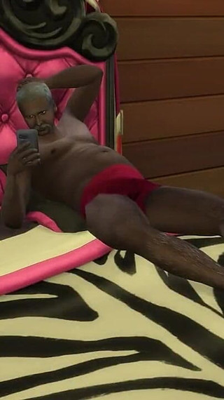 Fun with Curious Old Friend - Wickedwhims