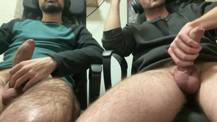 Watching Porn and Cumming with My Friend