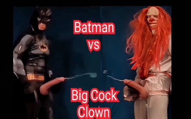 Batman Vs Insane Clown Big Cock Battle