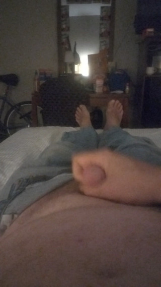 Hairy Stepdad Bod and Average Cock