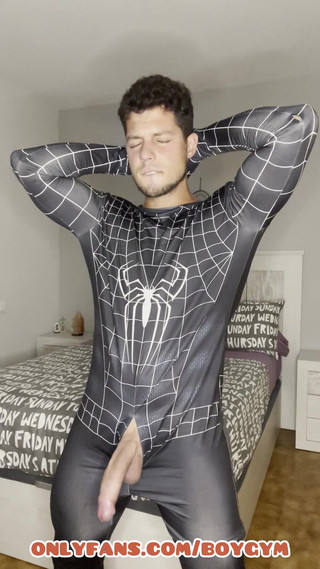 My Big Cock Cums with No Touchspiderman Suit