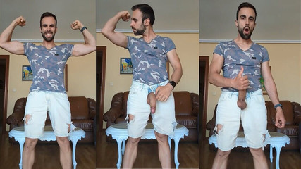 Jerking off and Cumming Over My Pants