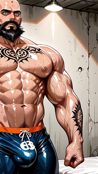 Ai Gay Muscle Men with Big Bulges