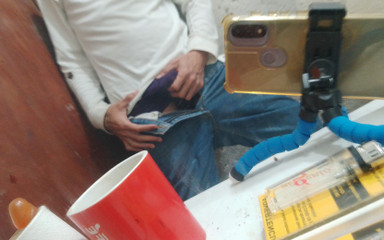 In the Bathroom I'll Reflect It and Try Them on