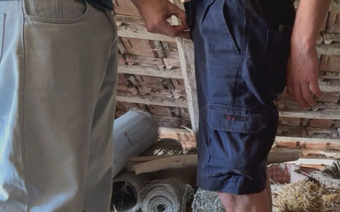 Mike Visits the Straight Married Farmer and He Fucks His Face in the Barn Until He Cums on His Face