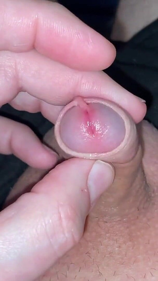 Playing with My Soft Small Cock Forskin