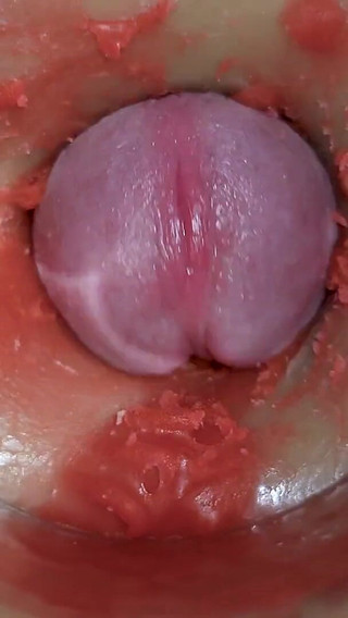 Camera Inside Deep Pussy Captures Huge Ejaculation of Sperm 4K