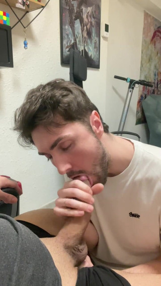 Making My Latin Friend Cum in My Mouth