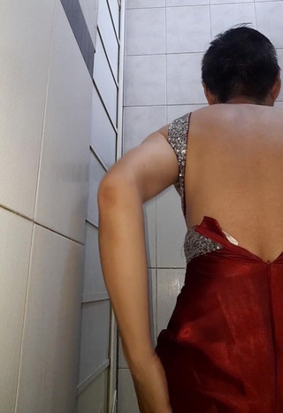 Satin Evening Long Gown