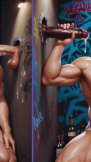 My Ass Was Wonderfully Fucked by Several Big-dicked Guys at a BDSM Club in Amsterdam!