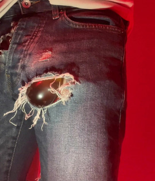 Amateur Boy Pissing in a Condom