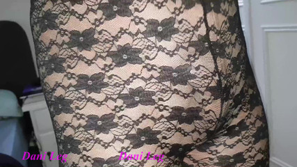 Black Gipoor Legings on Tan Pantyhose