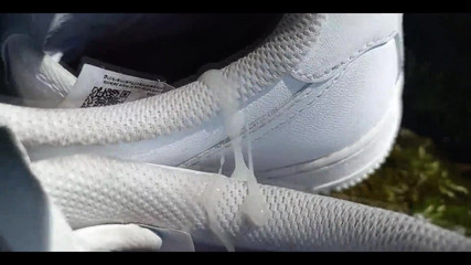 Twink Jerks off His Cock, Squirts Cum in Dirty Smelly Shoes, Into White Sneakers