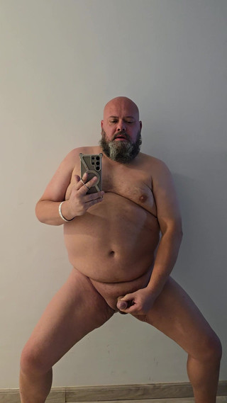 Birthday Hotel Mirror Masturbation