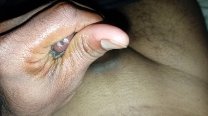 Alone Home Not Feel Better Than I Started to Make Cum Out with Lubricant