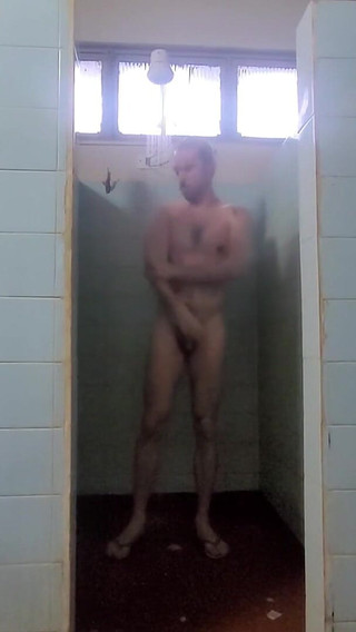 I Am Hot Fun Showering My Foreskin at Country Club