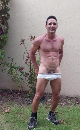 Calvins are good for workout at the neighbor's yard