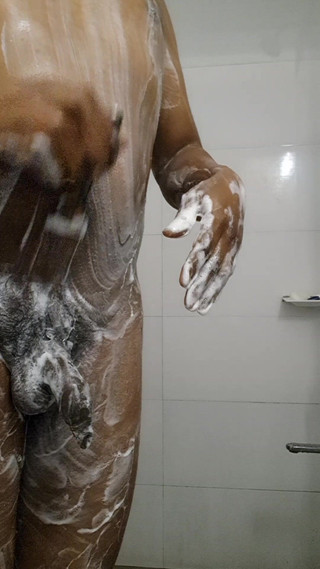 Indian Nude Bath and Full Body with Genitals Shaving