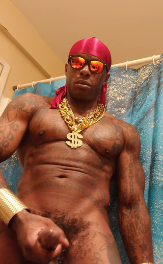 BBC Worship Hallelujah Johnson (The low Mundane) Tall Dark Chocolate Muscles Tattoos Hairy BBC Hallelujah Johnson