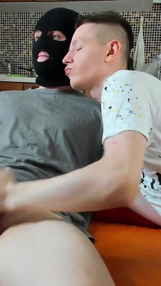 Very Aggressive Jerking off Makes Alex's Cock Hard