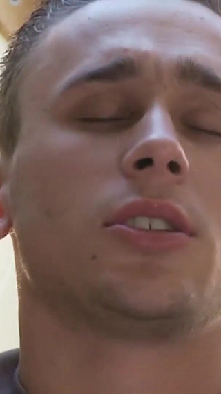 Twink Couple in Bare Riding on the Sofa