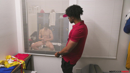 Nextdoortaboo - College Hunk Caught Jerking by BBC Coach & Railed