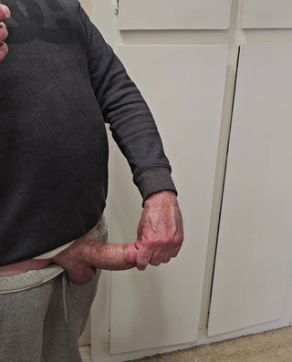 Getting off on a Cold Rainy Day.