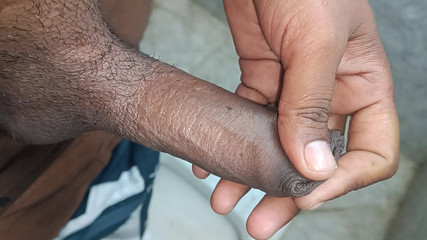 Rajasthani boy Bathroom handjob my penis