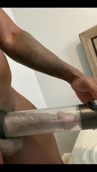 Tried Out My New Pump and My Pocket. Big and Messy Is All I Gotta Say Do You Guys Have Any Toys You Wanna See Me Use?