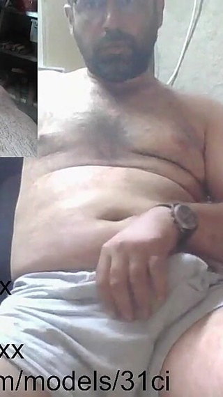 Masculine Stepdaddy Live Broadcast