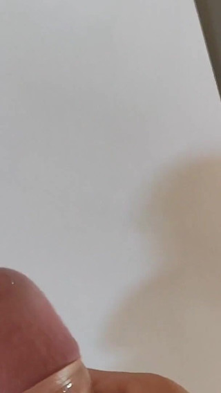 Monster Shot of Cum on Paper.