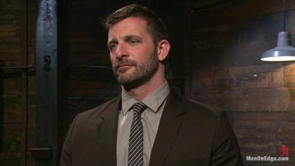 Mr Morgan Black Is Taken, Beaten, Edged and Milked.