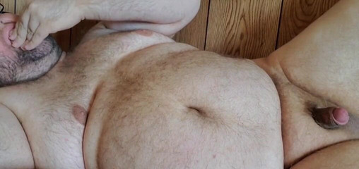 Fat Guy Masturbates and Has an Orgasm #12