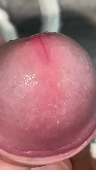 Small Juicy Uncut Cock Gets Out of Pants Playing with Foreskin