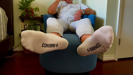 Sexy Feet Show + Hard Dick