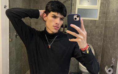 Andreszp Masturbates in the Hotel and His Cum Says It All